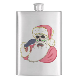 Bad Santa Skull Flachmann