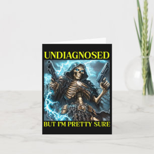 Bad Skeleton Undiagnostizierter Autismus Brainrot Karte