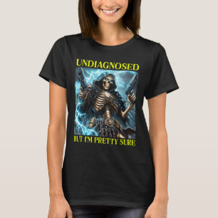 Bad Skeleton Undiagnostizierter Autismus Brainrot T-Shirt