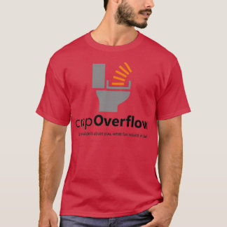Bad Stack Overflow dunkel auf Licht T-Shirt
