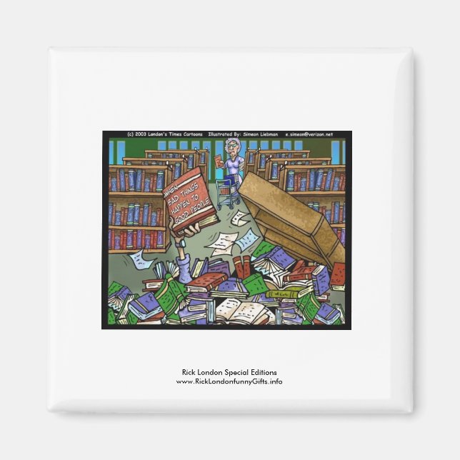 Bad Things Happen 2 Bonnes Personnes Drôle Aimant (Devant)