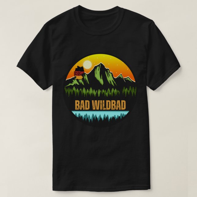 Bad Wildbad, Deutschland T-Shirt (Design vorne)