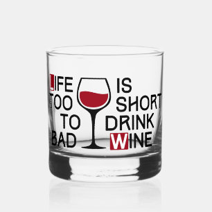Bad wine whiskyglas
