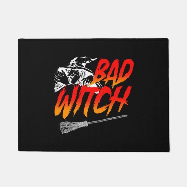 Bad Witch Halloween Fußmatte (Vorderseite)
