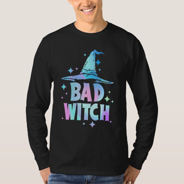 Bad Witch Halloween-Party T-Shirt (Vorderseite)