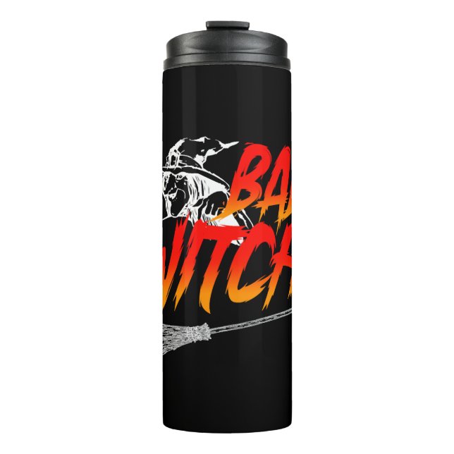 Bad Witch Halloween Thermosbecher (Vorderseite)