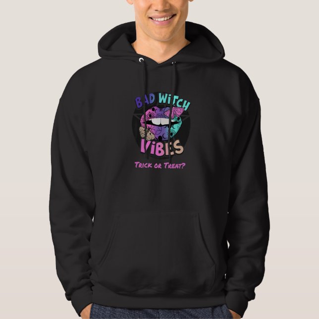 Bad Witch Vibes Hoodie (Vorderseite)