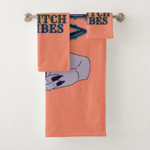 Bad Witch Vibes Witchy Hands Badhandtuch Set