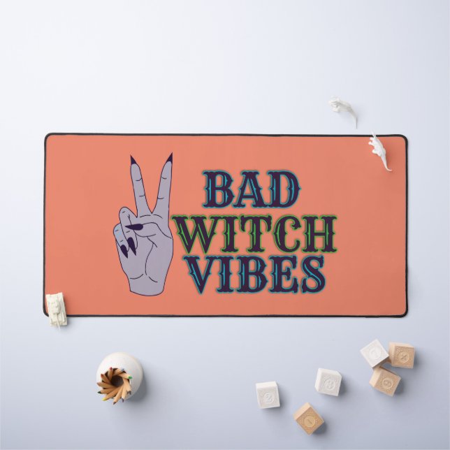 Bad Witch Vibes Witchy Hands Schreibtischunterlage (Kindertisch)