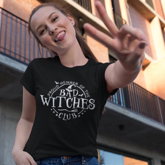 Bad Witches Club, Fun Halloween T-Shirt (Von Creator hochgeladen)