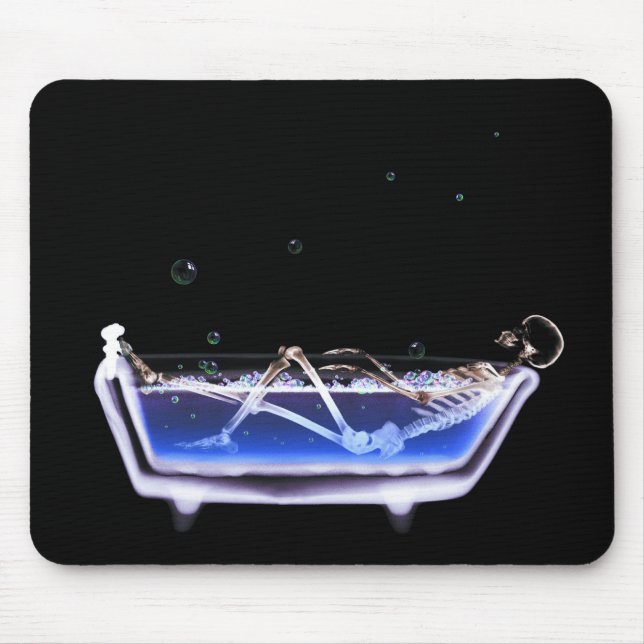 Bad-Zeit-Wanne-Vorlage des Röntgenstrahl-Skeleton Mousepad (Vorne)