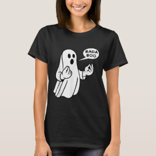 Bada Boo Fantôme Italien Drôle T-shirt Halloween_1