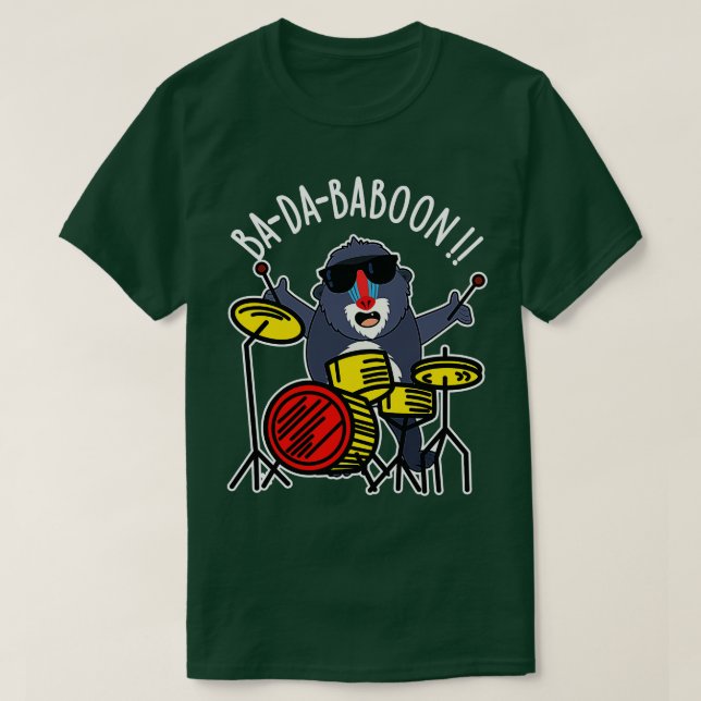 Badababoon Funny Monkey Baboon Pub 1 T-Shirt (Design vorne)