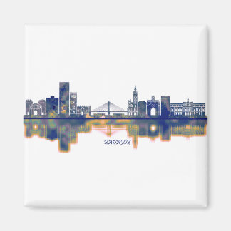 Badajoz Skyline Magnet