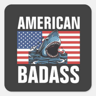 BADASS AMÉRICAINS BADASS PATRIOT autocollants