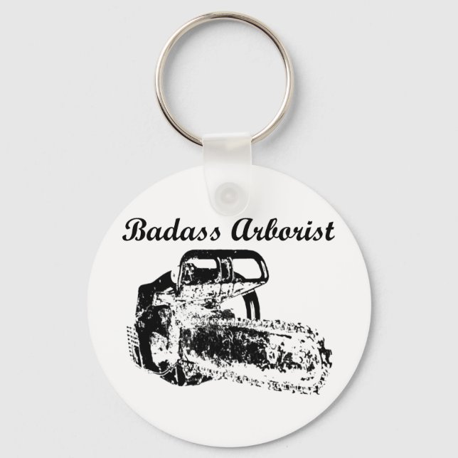 Badass Arborist - Chainsaw Schlüsselanhänger (Vorderseite)