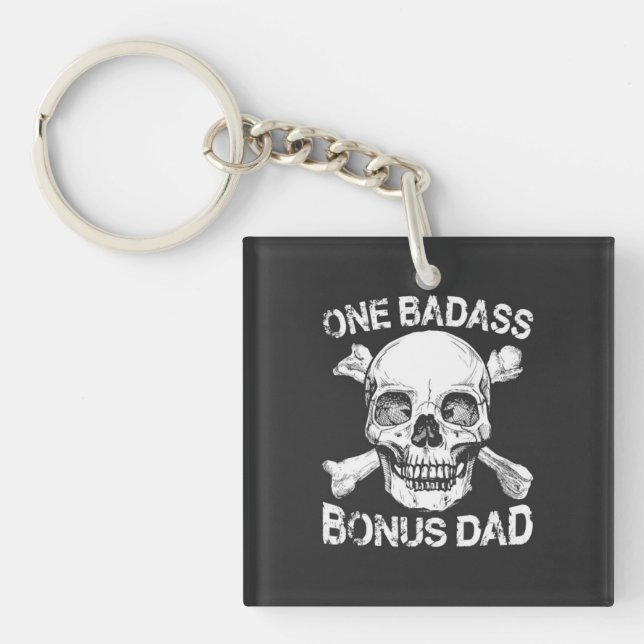Badass Bonus Vater Schlüsselanhänger (Vorderseite)