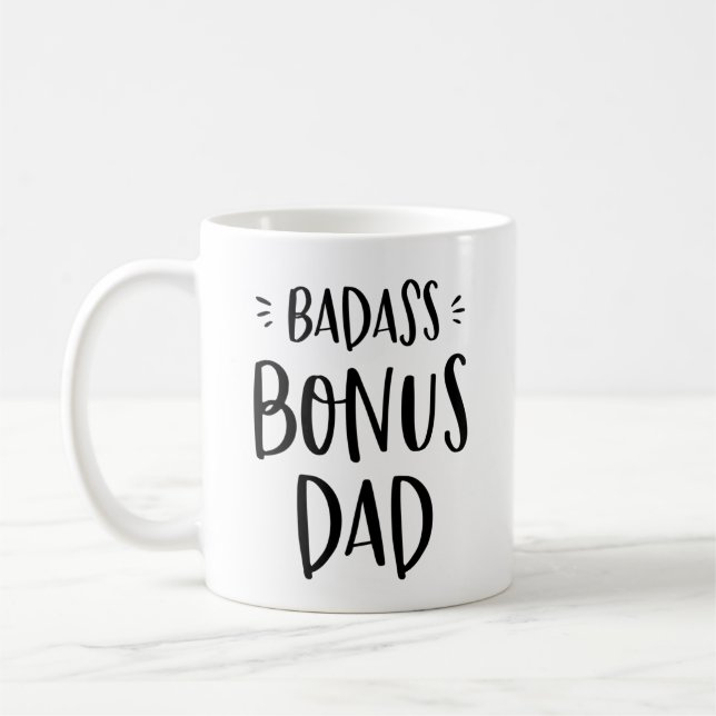 Badass Bonus Vater Stepdad Vater's Day Stepfather Kaffeetasse (Links)