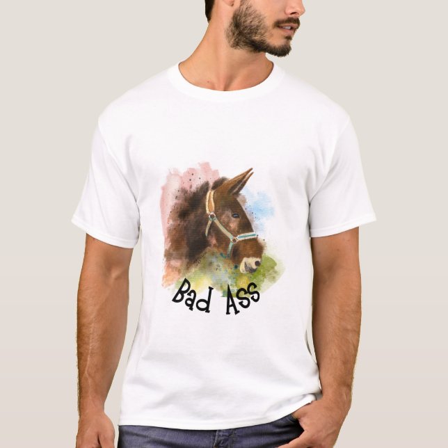 Badass, Donkey T-Shirt (Vorderseite)