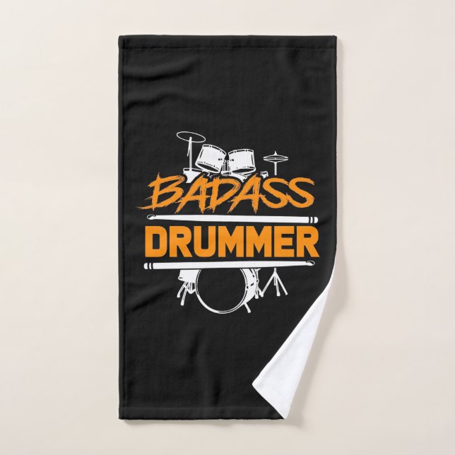 Badass Drummer Handtuch (Handtuch)