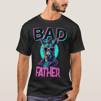 Badass Father Funny Donkey Coole Sonnenbrille Pun T-Shirt