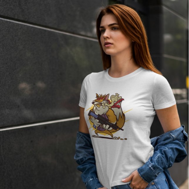 Badass Fox T-Shirt (Von Creator hochgeladen)