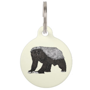 Badass Honey Badger Fearless Attitude Tiermarke