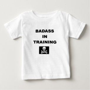 badass im Trainingskind Baby T-shirt