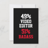 Badass-Karte für den Videoeditor