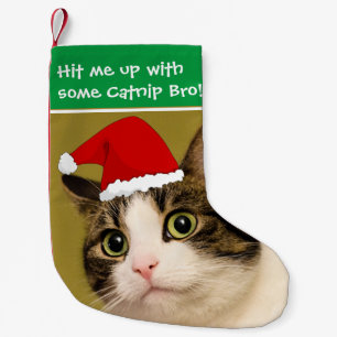 Badass Katzen - "Katzenminze " Kleiner Weihnachtsstrumpf