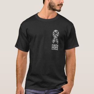 Badass Neuroendocrine Cancer Awareness NET Zebra R T-Shirt