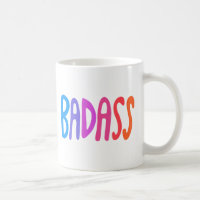 BADASS Niedliche Fun Letters