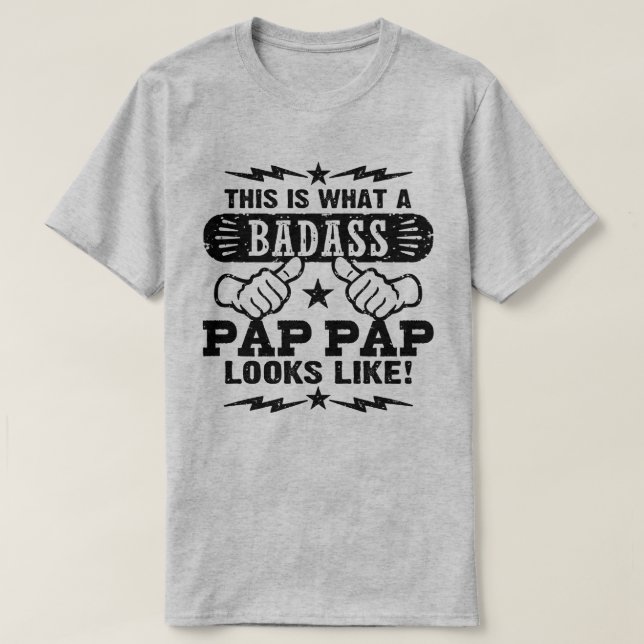 Badass Pap T-Shirt (Design vorne)