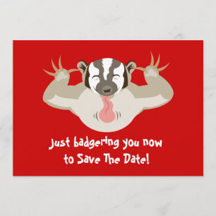 Badating Badger Save the Date
