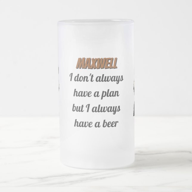 Bade Badger Beer Frosted Mug (Centre)