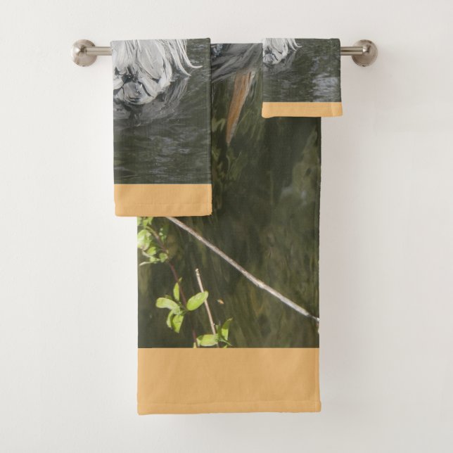 Bade-Graureiher-Badehandtuch-Set Badhandtuch Set (Insitu)