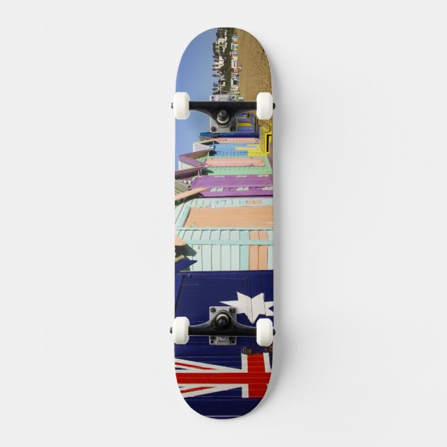 Badeboxen, Middle Brighton Beach, Port Skateboard (Vorderseite)