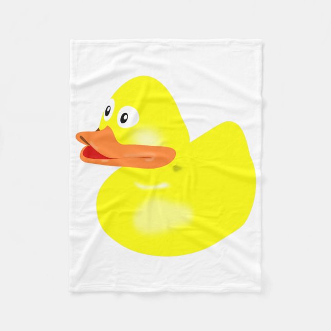 Badeente Fleecedecke (Vorderseite)