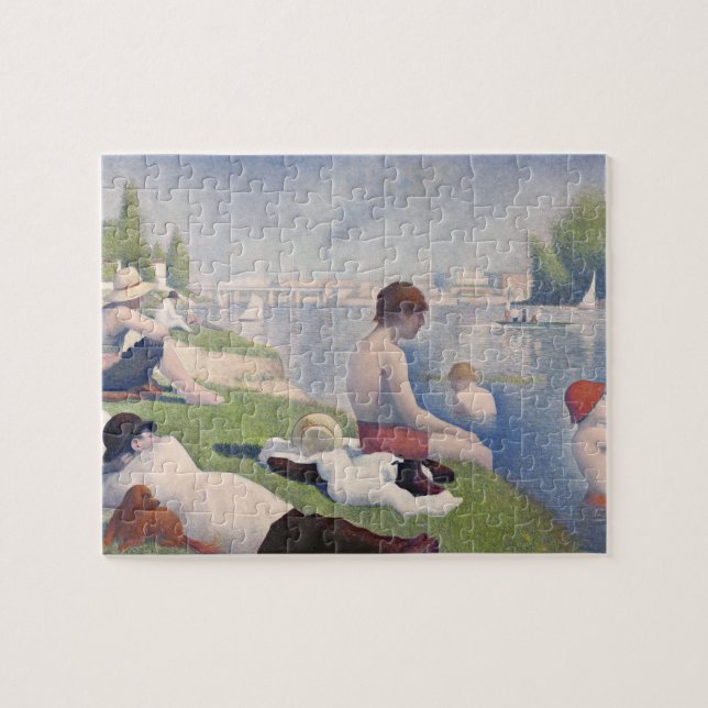 Badegäste Georges Pierre Seurat | bei Asni�res, (Horizontal)