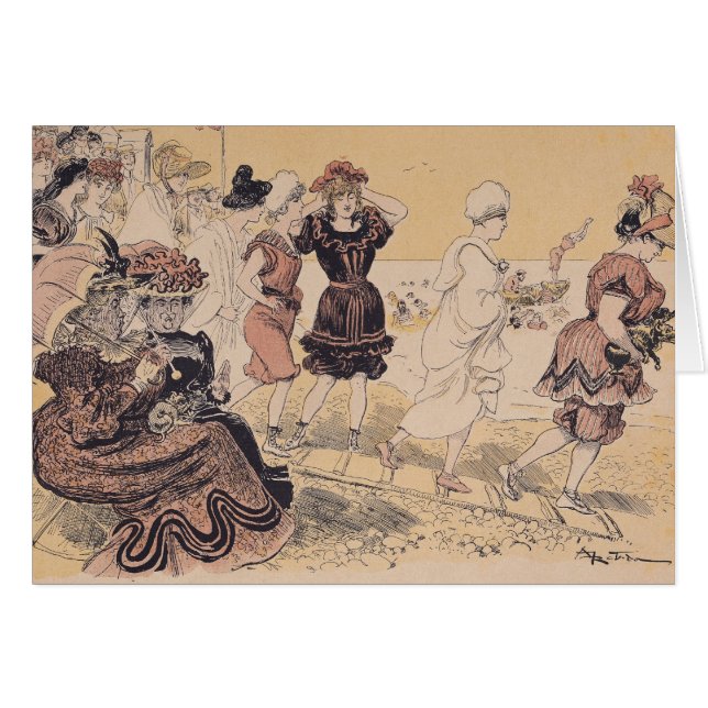 Badegäste, von L'Assiette Au Beurre (Vorderseite (Horizontal))