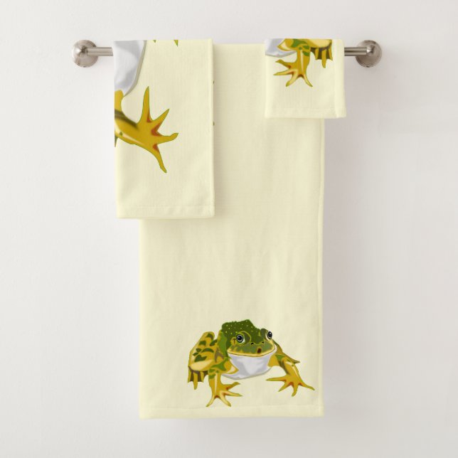 Badehandtuch-Set mit Frosch Badhandtuch Set (Insitu)