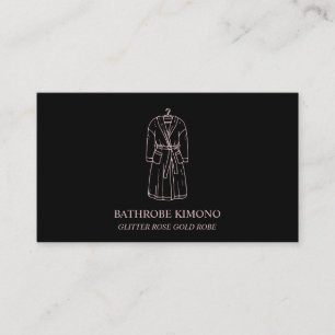 Bademantel Rose Gold Visitenkarte