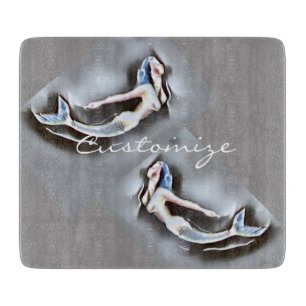 Bademantel Thunder_Cove Grau Schneidebrett