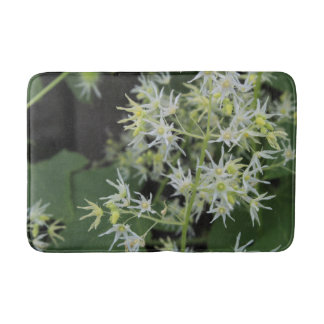 Badematte aus Grün und Weiß