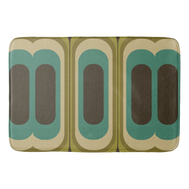 Badematte ganz im Retro-Look - Teppich (Vorderseite)