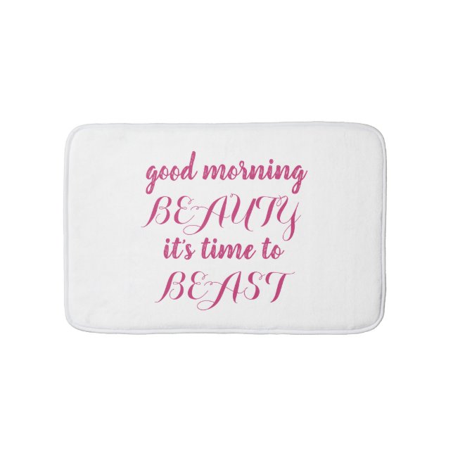 Badematte - Schönheits-Tier (Vorderseite)