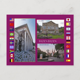 Baden-Baden Ansichtskarte Postkarte