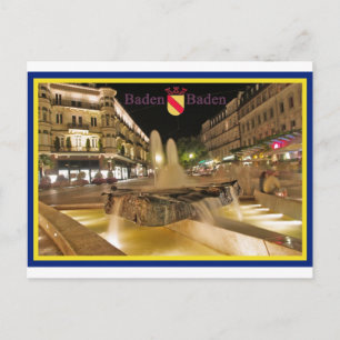 Baden-Baden-Ansichtskarte Postkarte