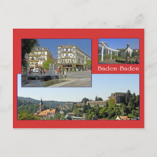 Baden-Baden-Ansichtskarte Postkarte