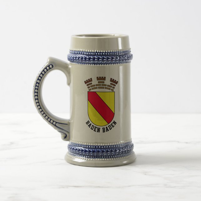 Baden-Baden-Wappen - DEUTSCHLAND Bierglas (Links)